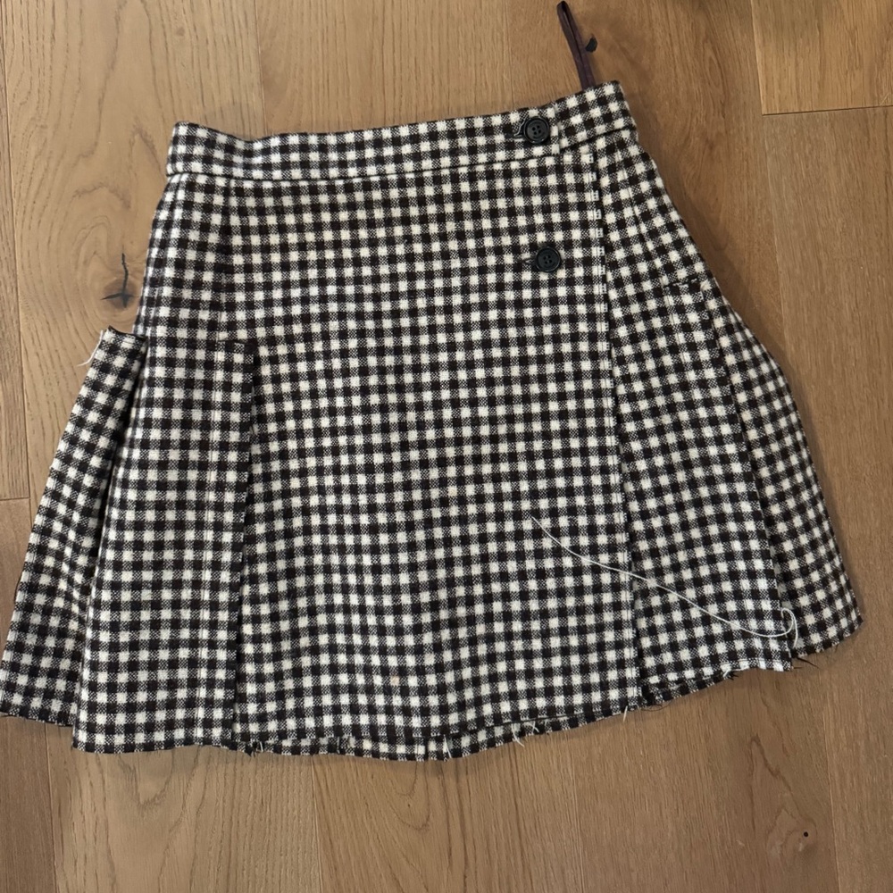 Vivienne Westwood Wool Plaid Skirt